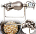 Mini maszyna do popcornu, maszyna do popcornu z ręczną korbką, popcorn popcorn z miernikiem, powolne zwiększanie ogrzewania ogniowego, duże 260 ml ，Maszyna do popcornu(Large 260ml)