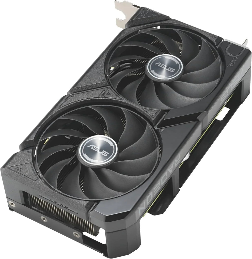 ASUS Dual Radeon RX 9060 XT 16GB GDDR6 – karta graficzna (PCIe 5.0, HDMI 2.1b, DisplayPort 2.1a, gniazdo 2.5, wentylatory osiowe, technologia 0dB)