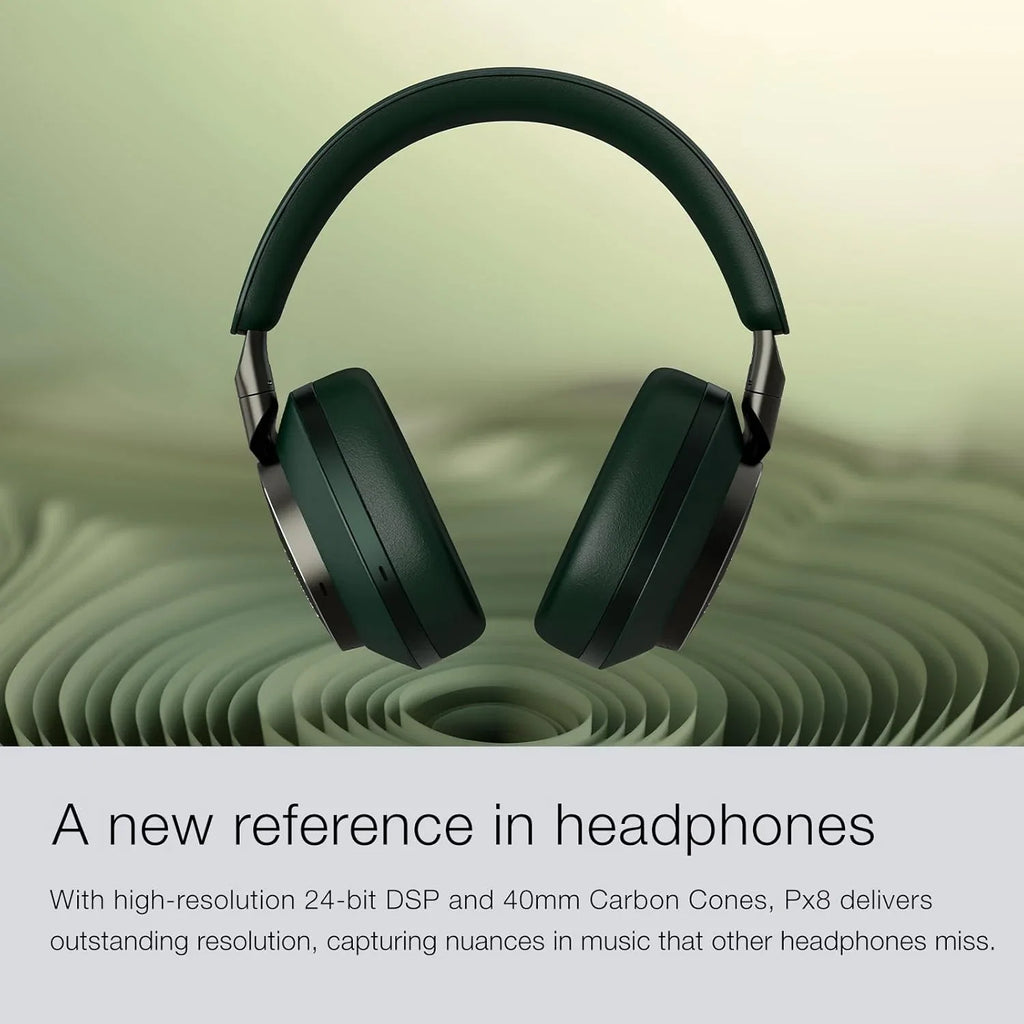 Bowers & Wilkins FP42978 PX8 bezprzewodowe słuchawki nauszne z Bluetooth i redukcją szumów, beżowe