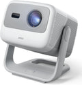 JMGO N1S 4K Mini Projektor, potrójny laser, 1100 lumenów ISO, szybki autofokus z gimbalem, Google TV, Netflix, 110% BT.2020, HDR10, 10W Dolby Audio, 3D Blu-ray, 200 na zewnątrz, do gier, na imprezy