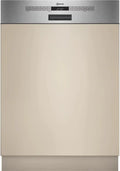 Neff S145EVS04E, N 50, inteligentna zmywarka do naczyń, częściowo zintegrowana, 60 cm, szuflada na sztućce, system koszowy Flex II, program ulubiony, silne czyszczenie Cehf 70ºC, automatyczne