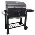 GRILL WĘGLOWY BBQ - ŻELIWNY RUSZT XXL 57 x 43 cm DUŻY ZAMYKANA POKRYWA