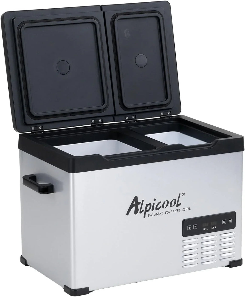 Alpicool CHS55 39,6L Przenośna Lodówka Samochodowa - Chłodziarka 12/24V DC do Auta, Kempingu, Podróży