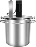 Automatyczny Mikser Kuchenny, Komercyjny, Regulowany Prędkość, Stabilny Skrobak, Silnik z Czystej Miedzi 200 W, Stal Nierdzewna 304 Stal Nierdzewna,Do Użytku Komercyjnego/Kuchennego. 20L