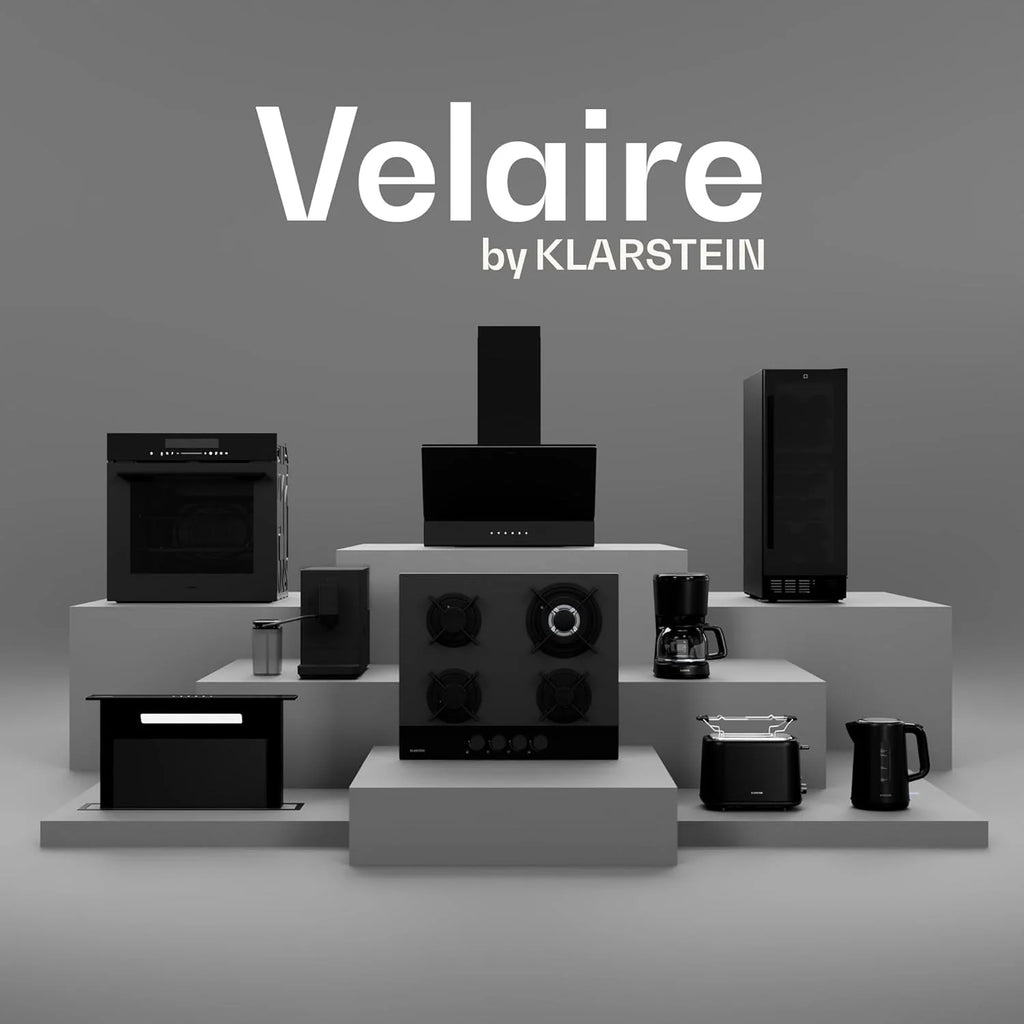 Klarstein Velaire zmywarka 60 cm – wolnostojąca, 14 miejsc, 9 programów, 42 dB, klasa energetyczna A, AquaStop, zabezpieczenie przed dziećmi, zmywarka 60 cm, stal nierdzewna