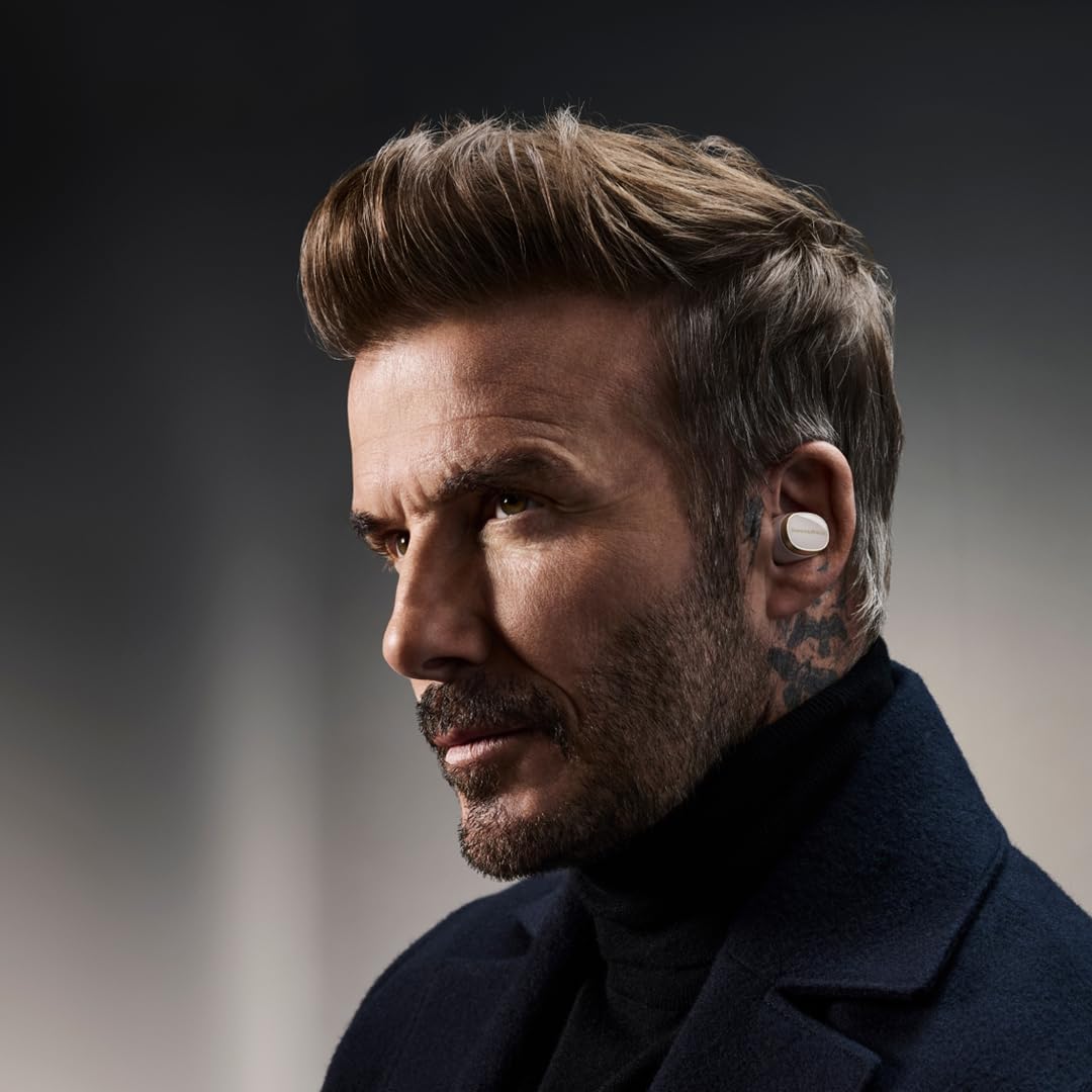 Bowers & Wilkins FP42978 PX8 bezprzewodowe słuchawki nauszne z Bluetooth i redukcją szumów, beżowe