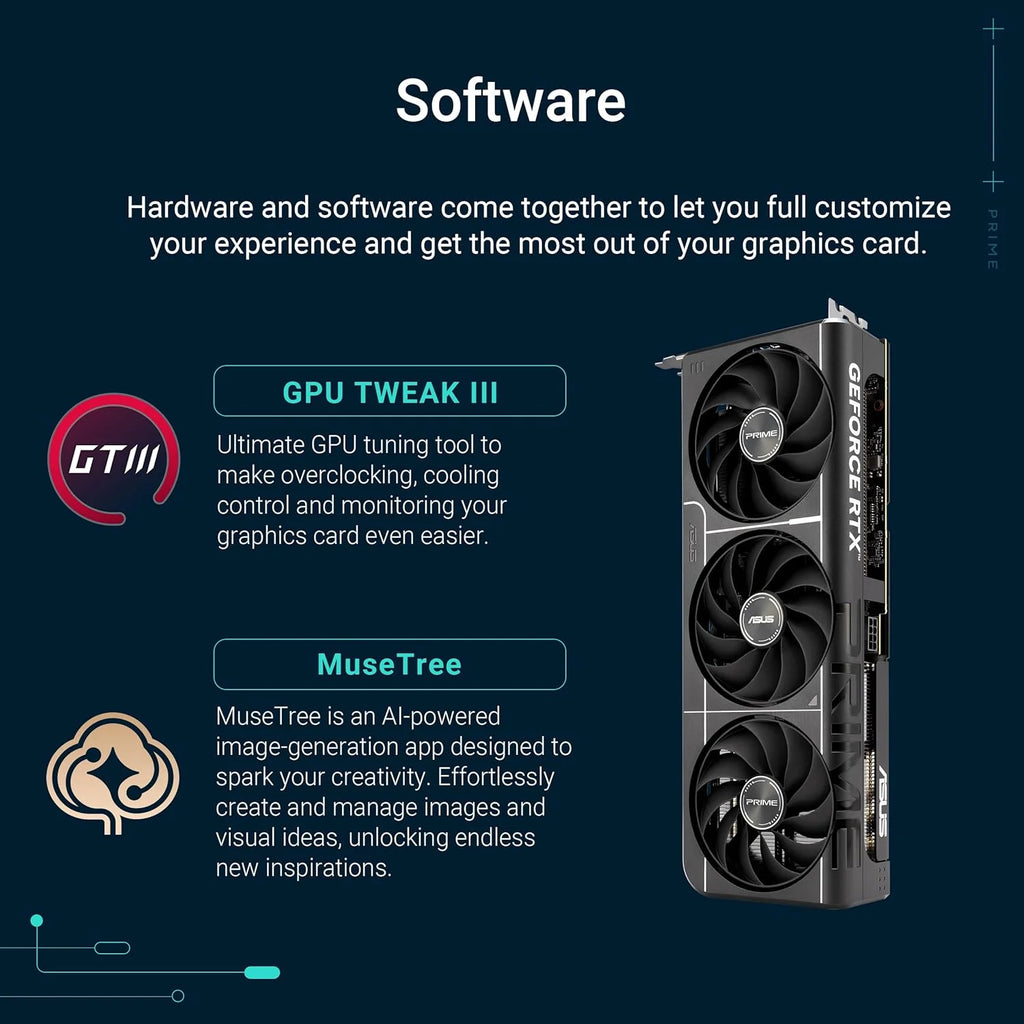 ASUS Prime -RTX5060TI-O8G NVIDIA GeForce RTX 5060 Ti 8 GB GDDR7