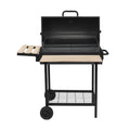 Grill i wędzarnia węglowa Red Deco Outdoor Kentucky, czarna