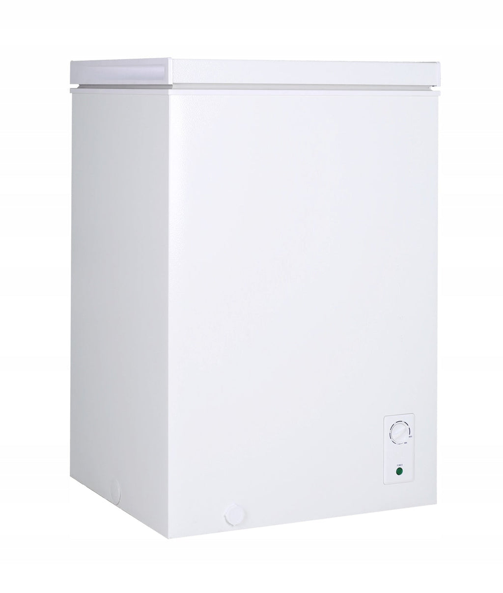 MAŁA ZAMRAŻARKA SKRZYNIOWA 2w1 LODÓWKA 100L KOSZ LED BIAŁA