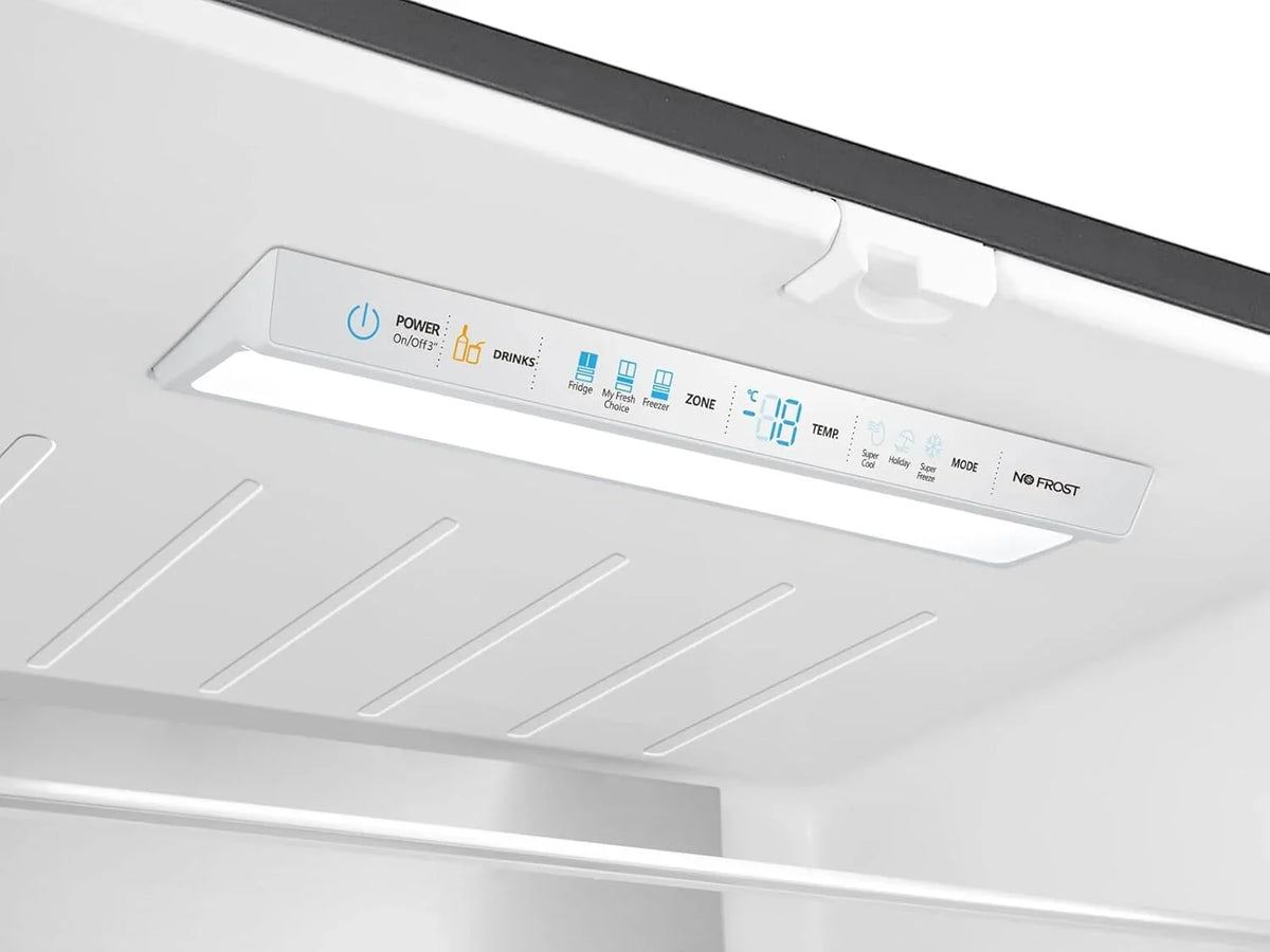 Hisense RF540N4SBI2 Francuska zamrażarka drzwiowa, NoFrostPlus, sprężarka inwerterowa, ConvertActive, CrispZone, 181,7 cm, część lodówki 302 l, część zamrażarki 178 l, 40 dB, 310