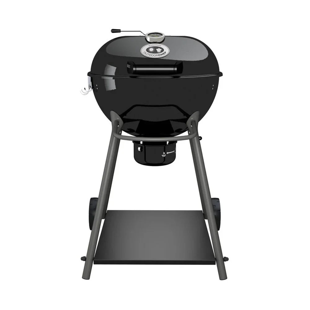 Grill węglowy Outdoorchef KENSINGTON 570 C 2026 – system Slide-Trichter do bezpośredniego/pośredniego grzania – czarny