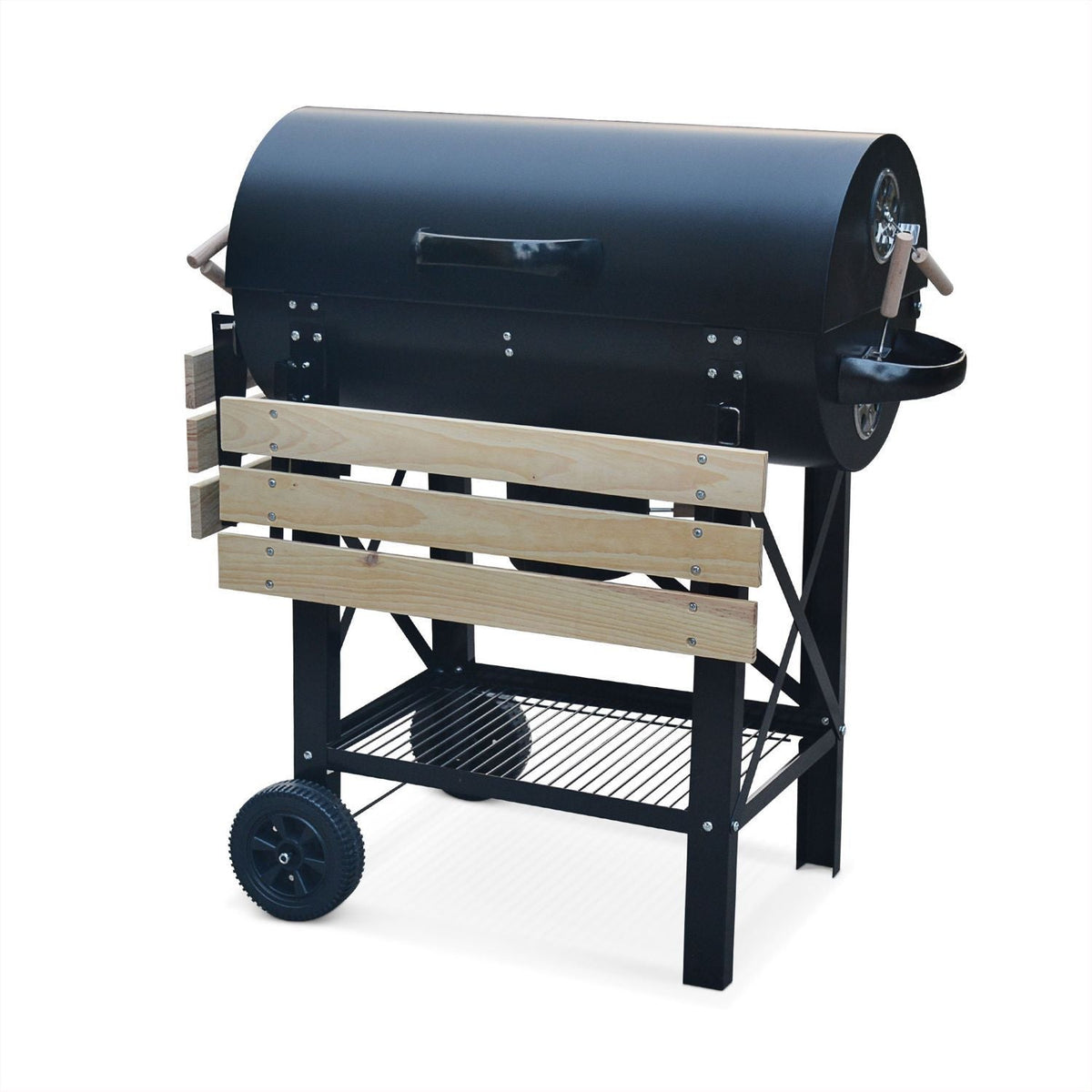 Grill węglowy Serge Black z pojemnikiem na popiół -
