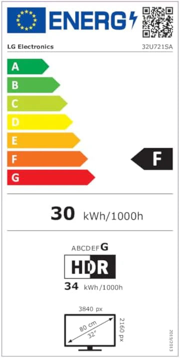 LG 32U721SA-W.AEU, inteligentny monitor, 32, 4K UHD (3840 x 2160), HDR10, IPS, webOS 24, USB-C (65 W), Bluetooth, DCI-P3 90%, funkcje Smart TV, HDMI, DisplayPort, czarny