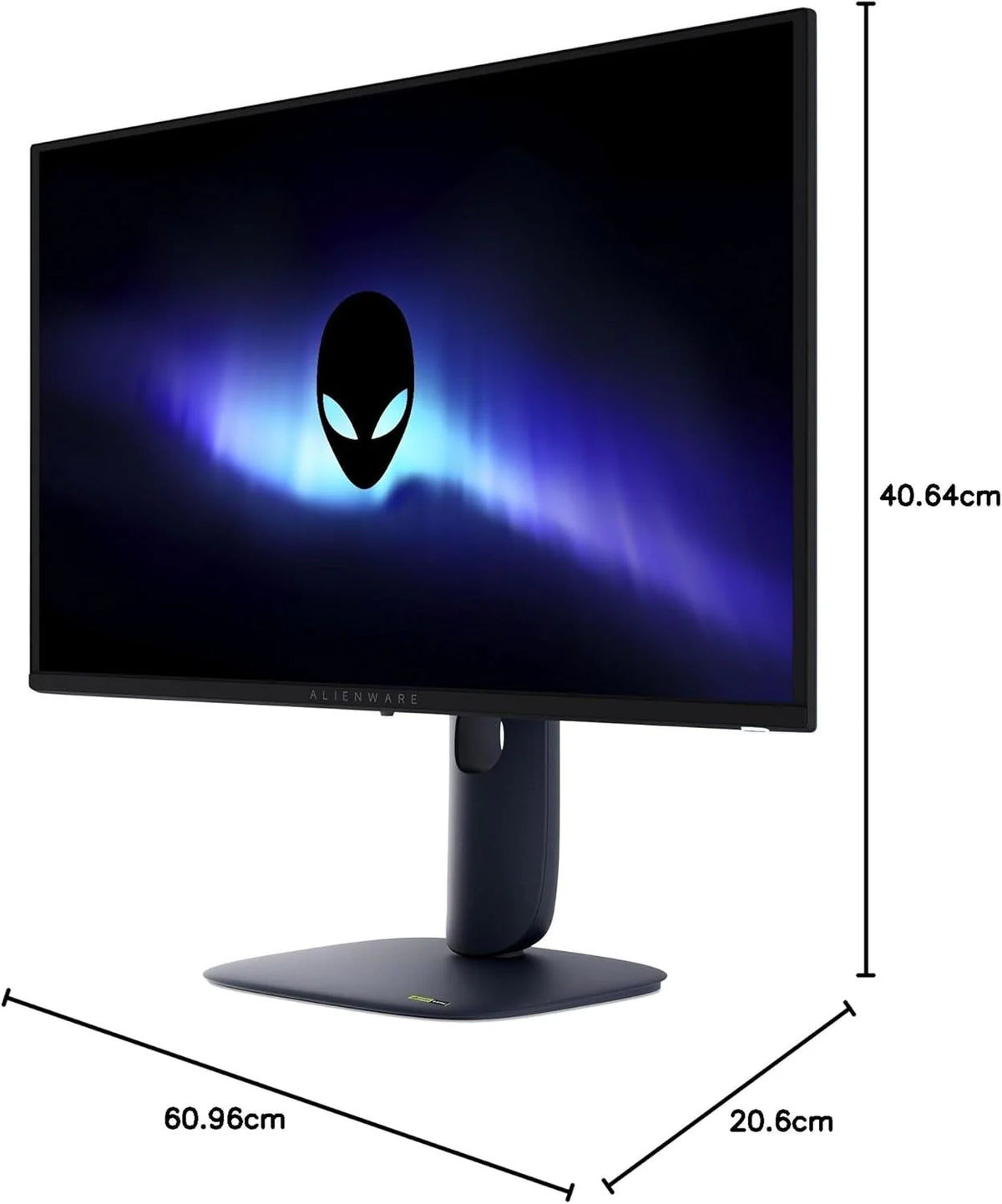 Alienware 27 monitorów do gier - AW2725D, QHD (2560x1440), 280Hz, QD OLED, 0,03ms, kompatybilny z NVIDIA G-SYNC, AMD FreeSync Premium Pro, HDR True Black 400, USB-C, DisplayPort, 2 HDMI, 3 lata