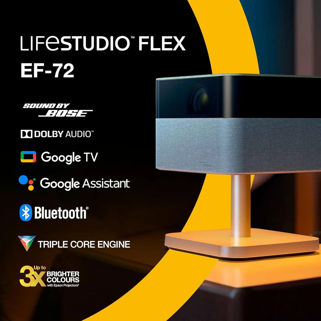Epson Lifestudio Flex EF-72 - 3-LCD-Projektor - 1000 lm (wei?)