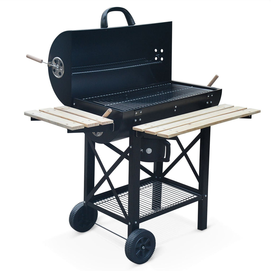 Grill węglowy Serge Black z pojemnikiem na popiół -