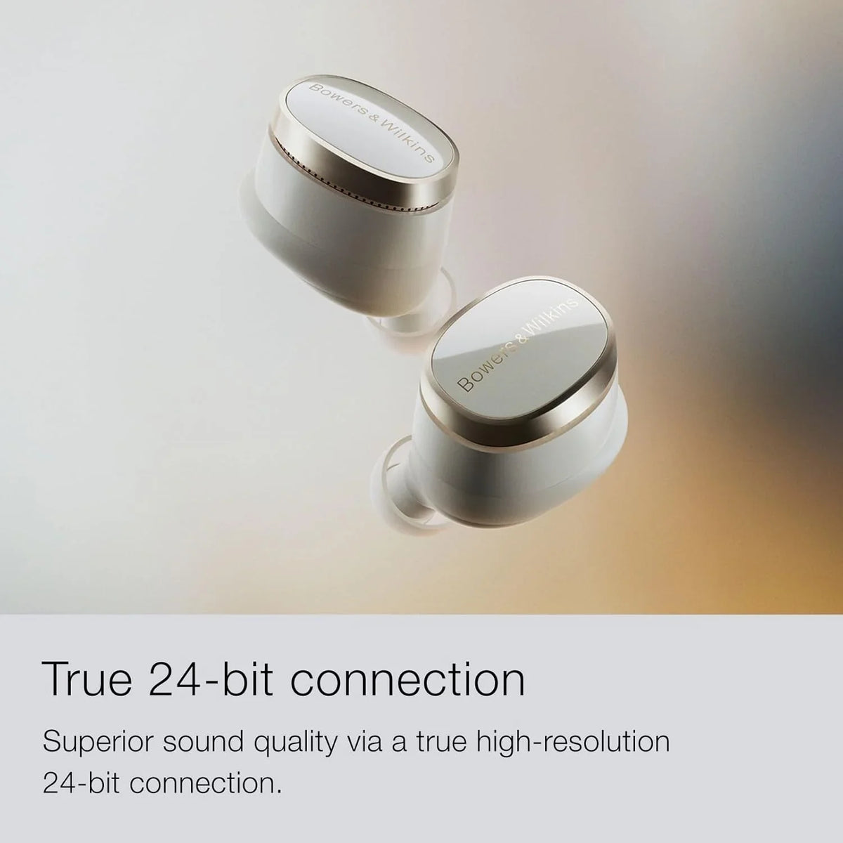 Bowers & Wilkins FP42978 PX8 bezprzewodowe słuchawki nauszne z Bluetooth i redukcją szumów, beżowe