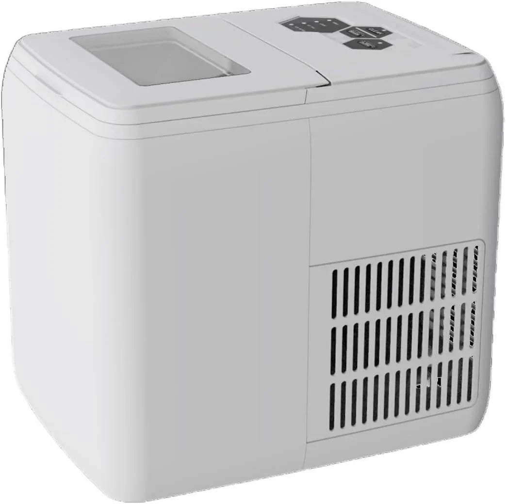 Maszyna do lodu Kostkarka do lodu do użytku domowego do użytku na zewnątrz 24lbs mini kostkarka do lodu szybka kostkarka blat do domu/biura/baru elektryczna przenośna kostkarka do lodu Maszyna do lodu
