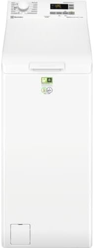 Electrolux 600 pralka ładowana od góry, 6 kg, EW6T526C, technologia SensiCare, wyświetlacz LED z kontrolą dotykową, Giri 1151, 600 x 400 x 890 mm, klasa C, biała