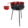 Czerwony okrągły grill Algon 42 cm